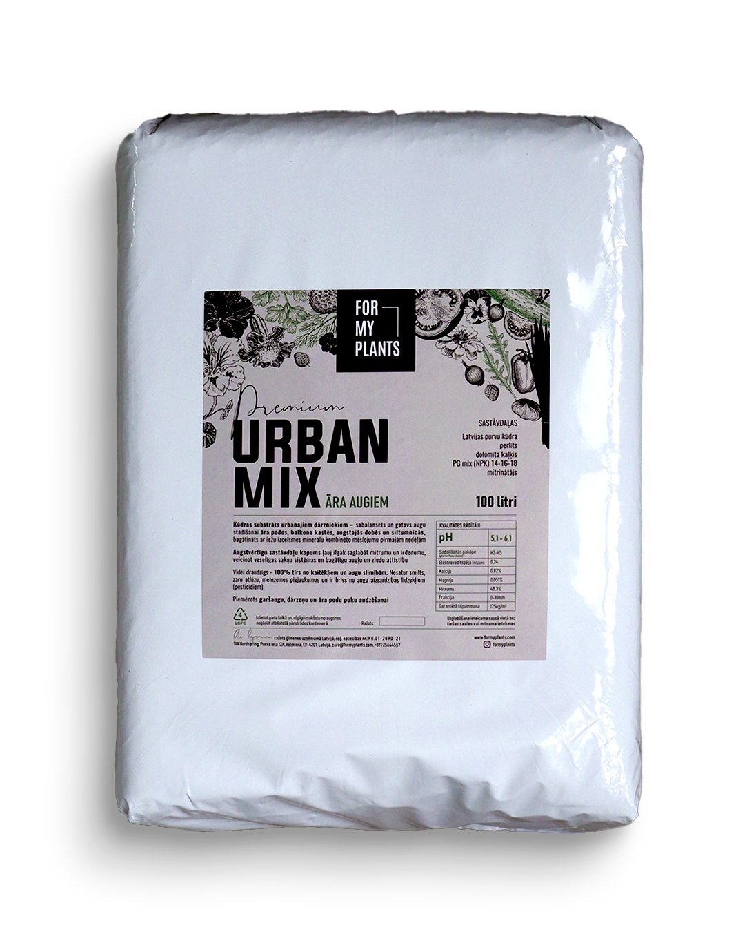 Urban Mix (100 liters) for outdoor plants