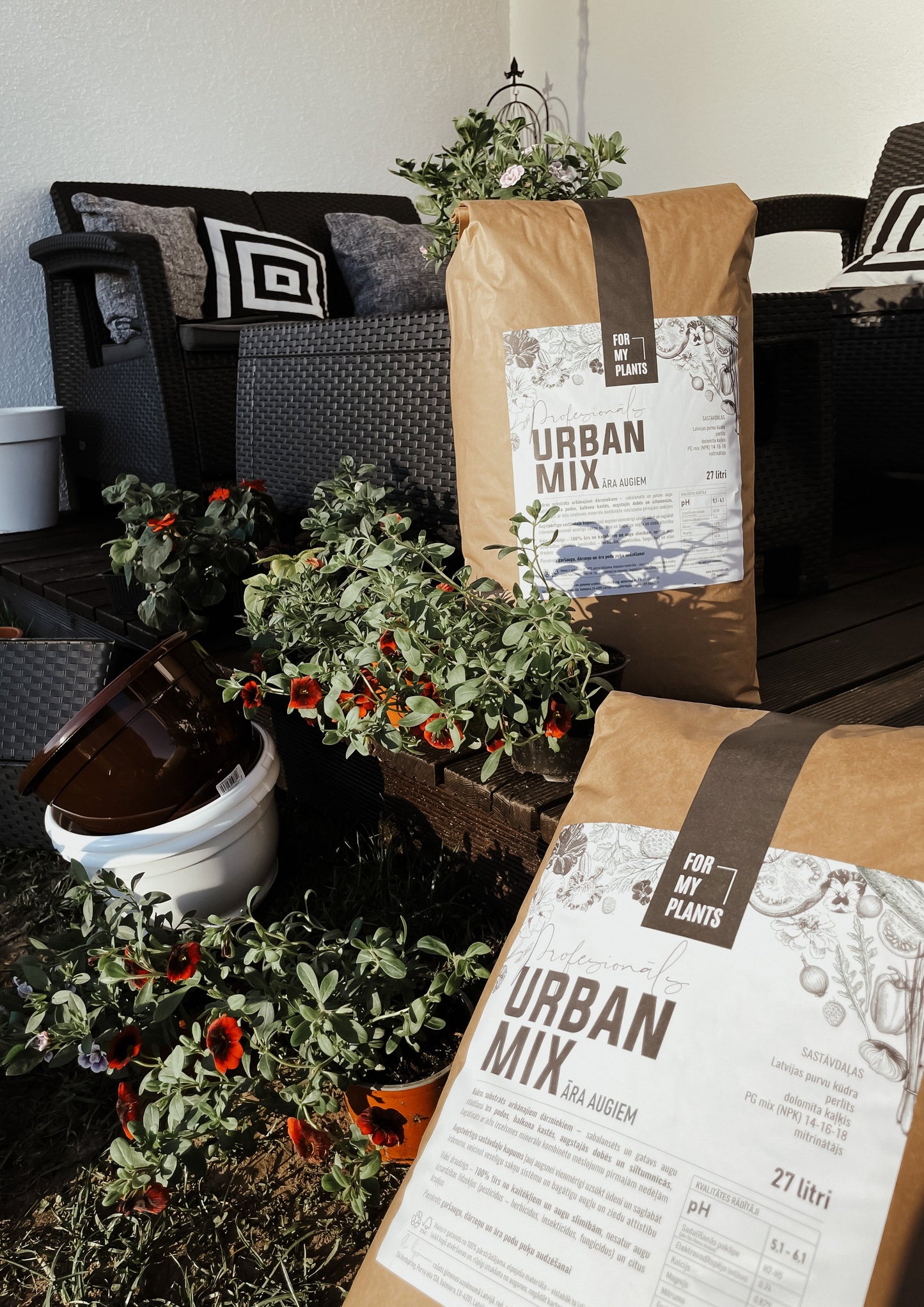 Urban Mix (27 liters) outdoor plants