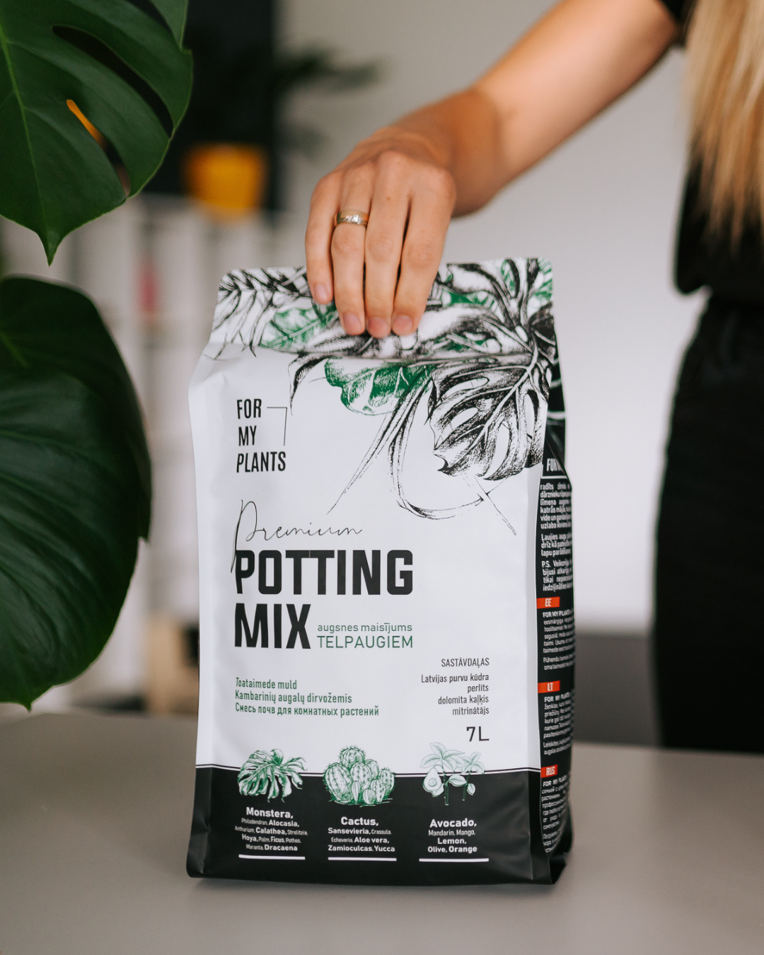 Potting Mix (7 liters) for houseplants